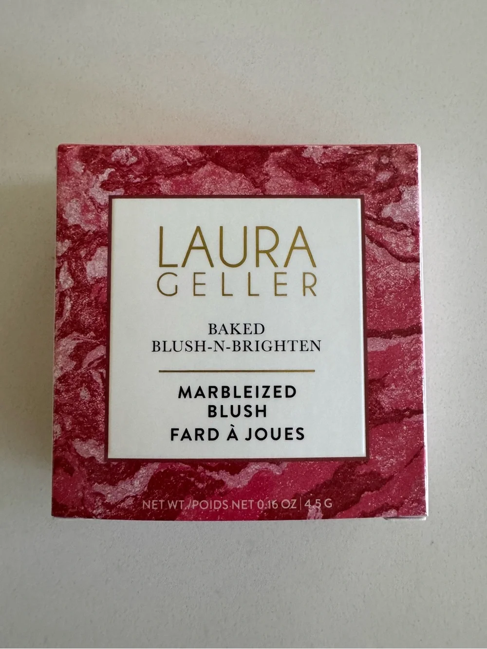 Laura Gellar Baked Blush Brighten Marbleized Blush Tropic Hues Satin Finish New